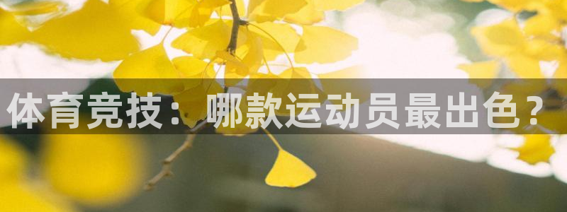 乐视体育刘建宏：体育竞技：哪款运动员最出色？